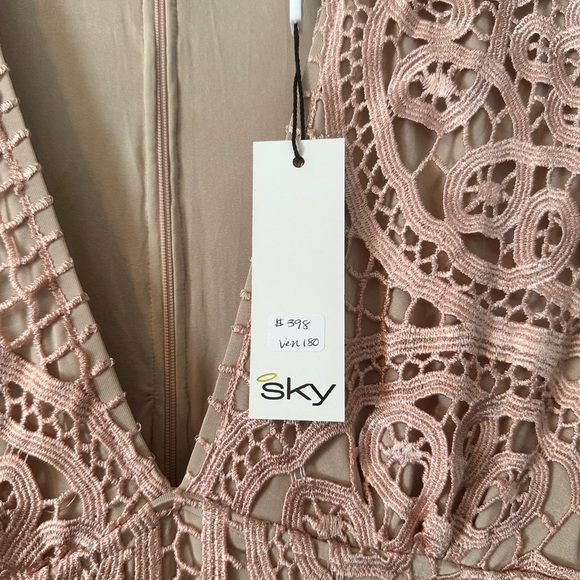 Sky Makena Maxi dress- blush. Size medium - Picture 5 of 6